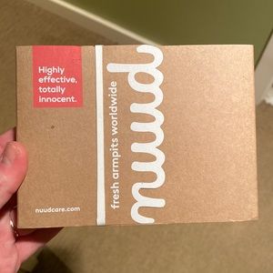 NWT Nuud all natural deodorant. 2-20 mL tubes